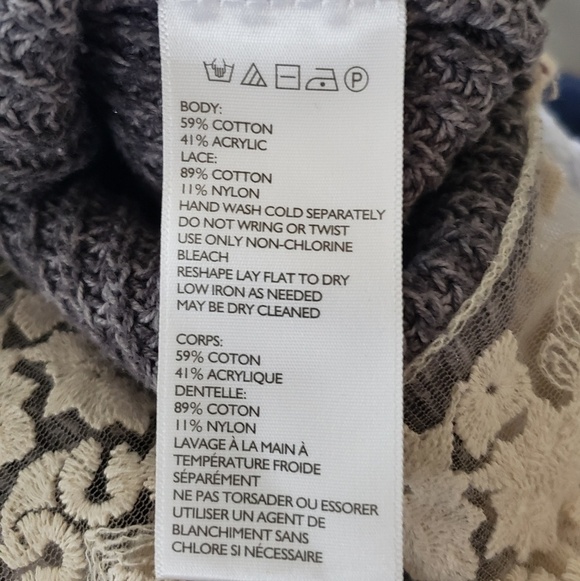 Pins And Needles lace hem sweater - Picture 5 of 6